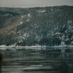 Le fjord du Saguenay en hiver